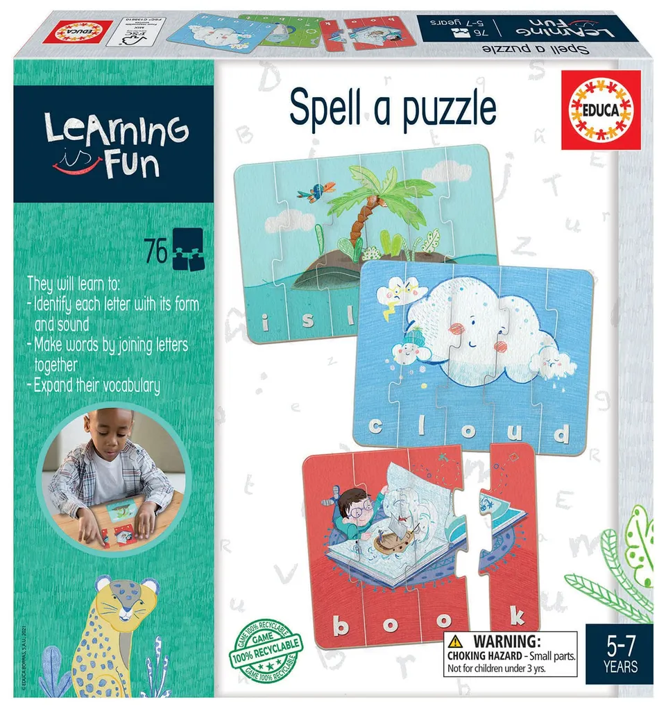 educa-learning-is-fun-18839-buchstabier-lernspiel-ab-5-jahren image 1