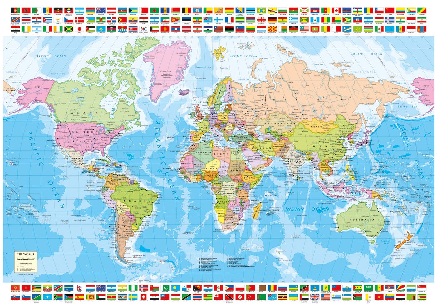 educa-16301-weltkarte-puzzle-1500-teile image 2