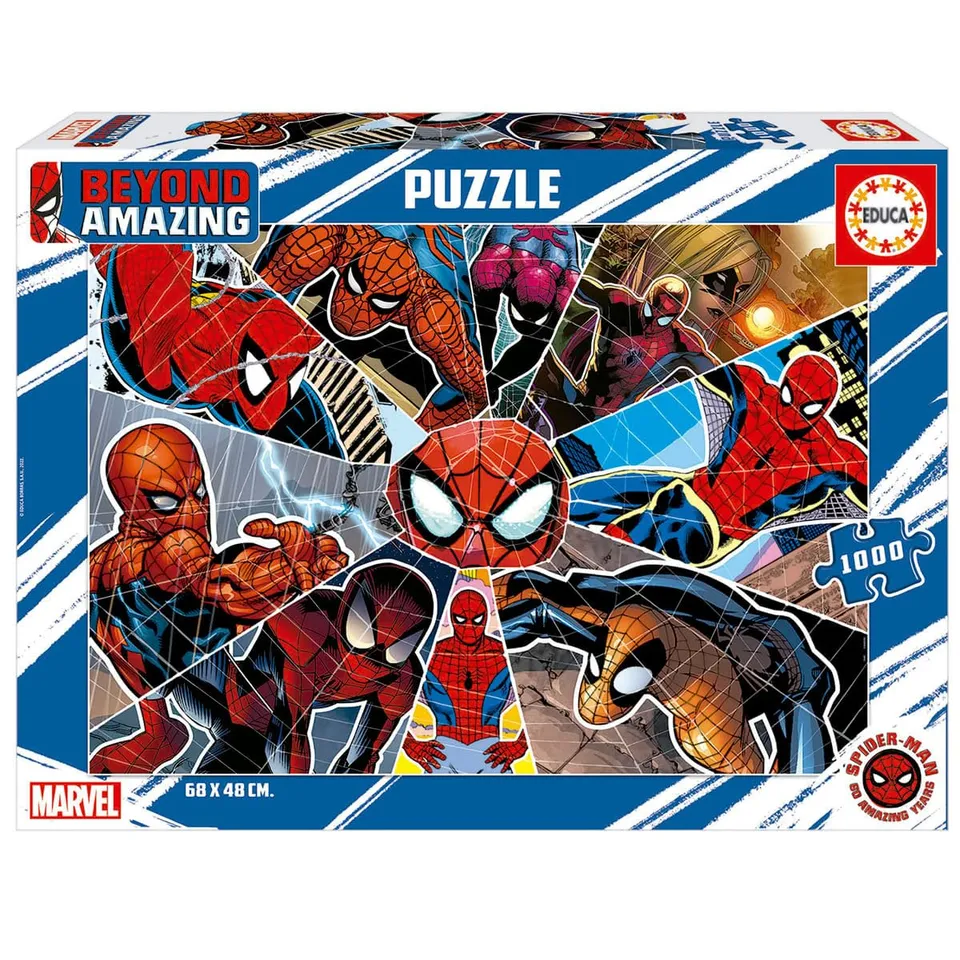 educa-spider-man-beyond-amazing-19487-1000-teile-puzzle-marvel image 1