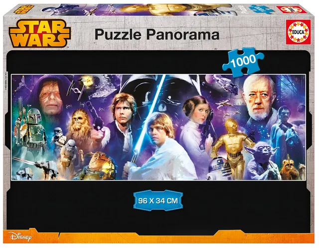 educa-16299-star-wars-panorama-puzzle-1000-teile image 1