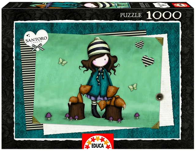 educa-16298-the-foxes-puzzle-1000-teile-f-chse image 1