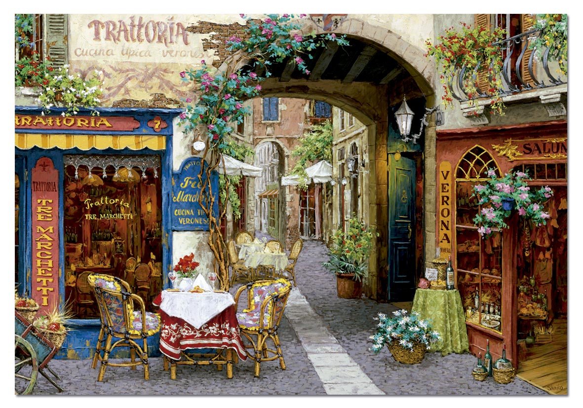 educa-14860-trattoria-tre-marchetti-puzzle-1000-teile-68x48-cm image 2