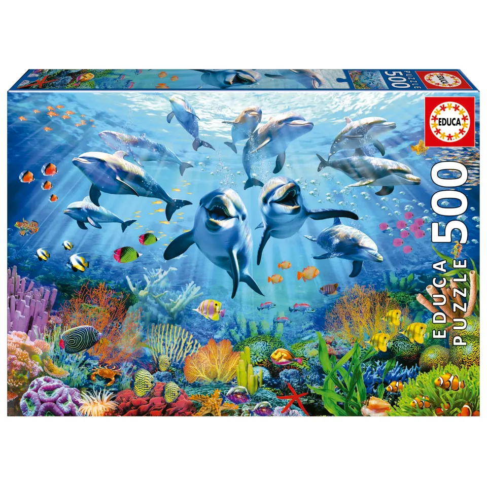educa-19901-party-am-meeresgrund-puzzle-500-teile-ab-11-jahren image 1
