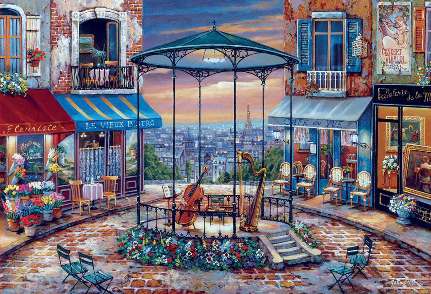 educa-abendmusik-in-paris-18016-puzzle-6000-teile-xxl image 2