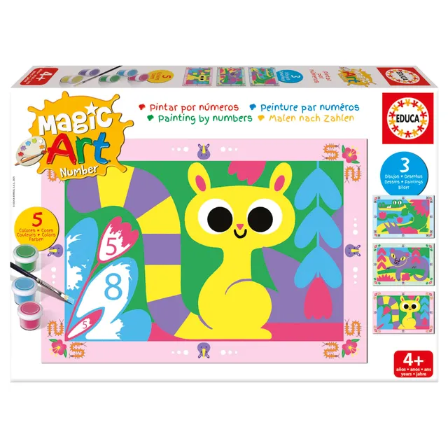 educa-magic-art-number-dschungel-malen-nach-zahlen-6-8-j image 1