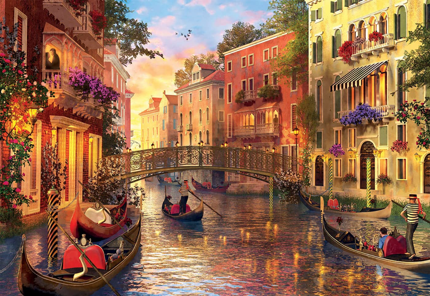 educa-17124-venedig-puzzle-1500-teile-sonnenuntergang image 2