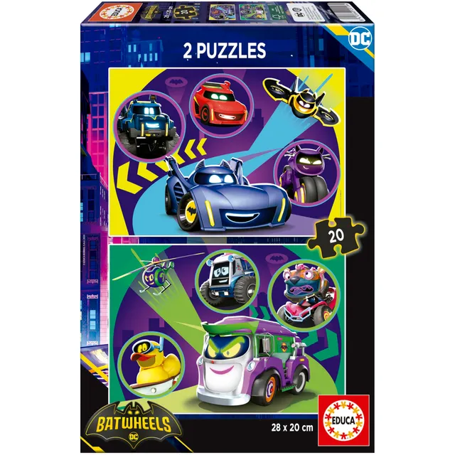 educa-batwheels-doppel-puzzle-set-f-r-kinder-ab-4 image 1