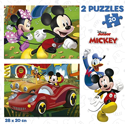 educa-19311-mickey-mouse-funhouse-puzzle-2x20-teile-ab-3 image 7