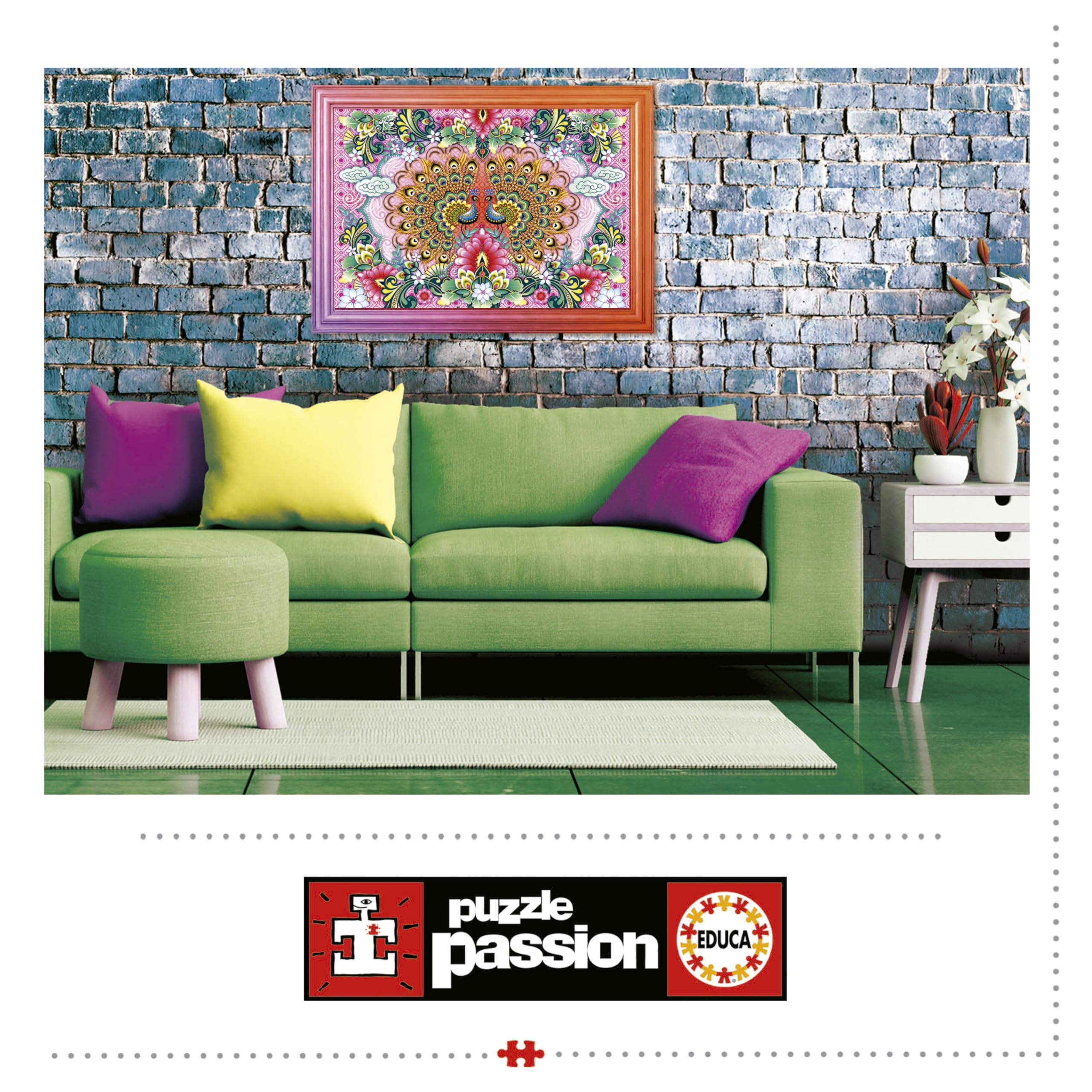 educa-19942-pavoni-del-bengala-puzzle-1500-teile-85x60-cm image 4