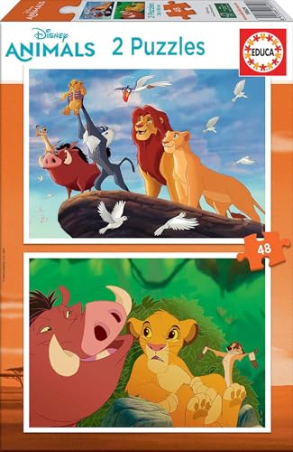 educa-k-nig-der-l-wen-18629-kinderpuzzle-2x48-simba-ab-4 image 3