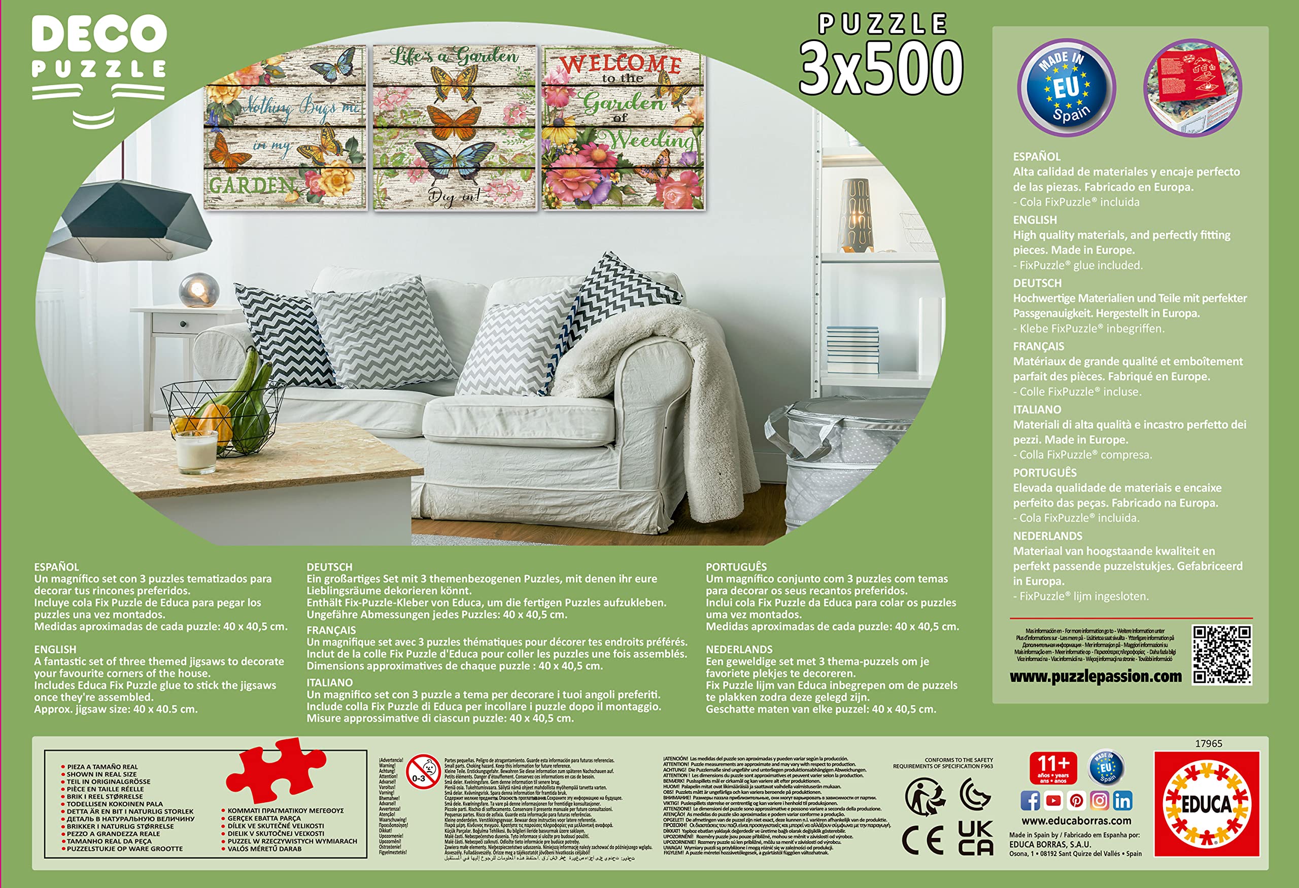 educa-17965-landleben-puzzle-3x500-teile-nostalgie image 3