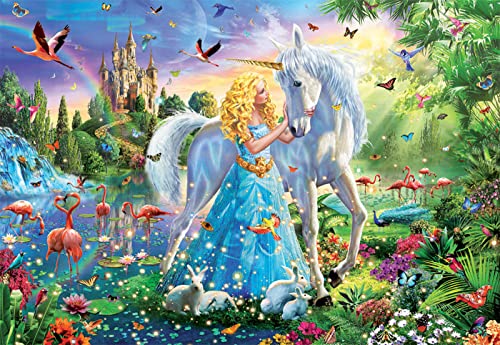 educa-prinzessin-und-einhorn-puzzle-1000-teile-fantasy-17654 image 6