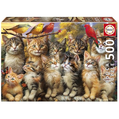 educa-20241-k-tzchen-und-v-gel-puzzle-500-teile-48x34 image 6