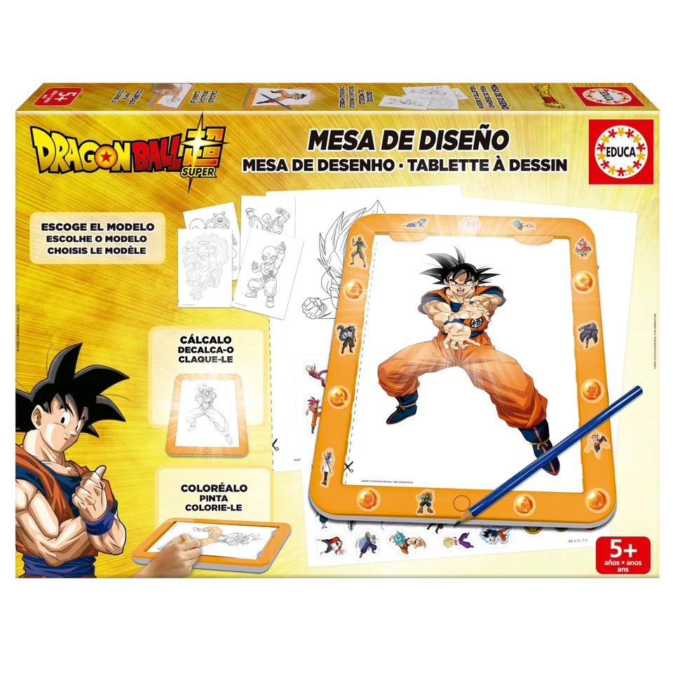 educa-dragon-ball-leuchttisch-maltisch-zeichenset-ab-5-jahren image 1