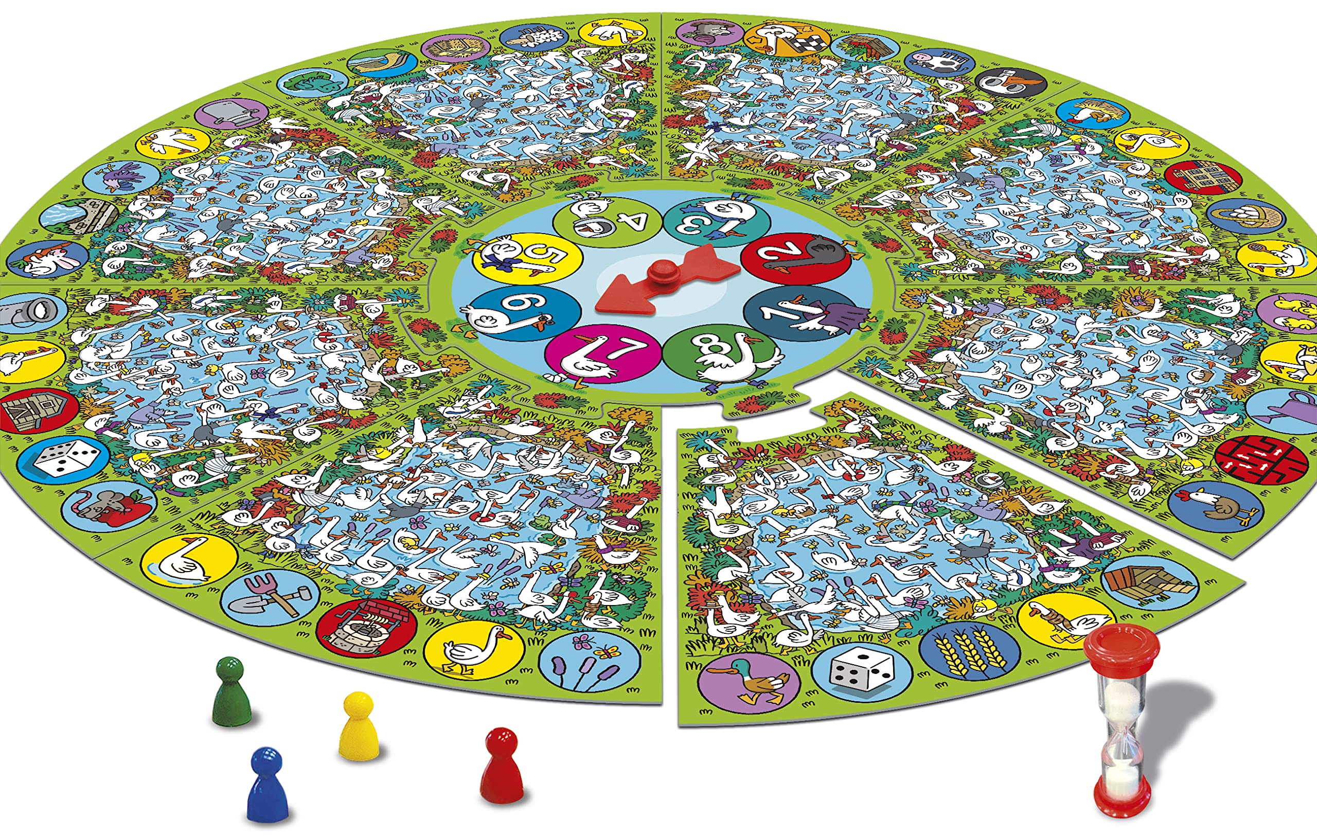 educa-3-2-1-go-challenge-goose-19420-brettspiel-ab-6-jahren image 2