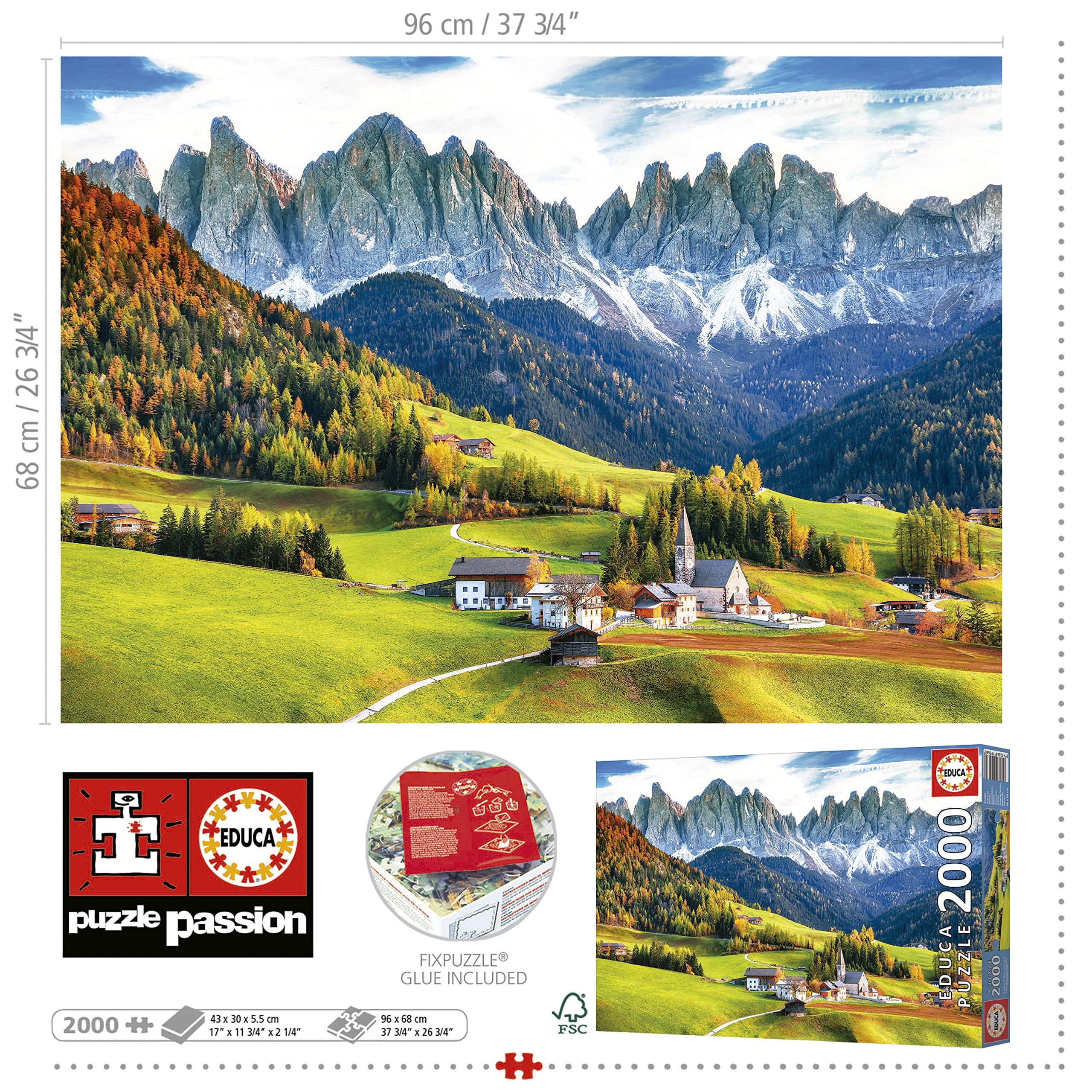 educa-herbst-dolomiten-19566-2000-teile-puzzle-landschaft image 3