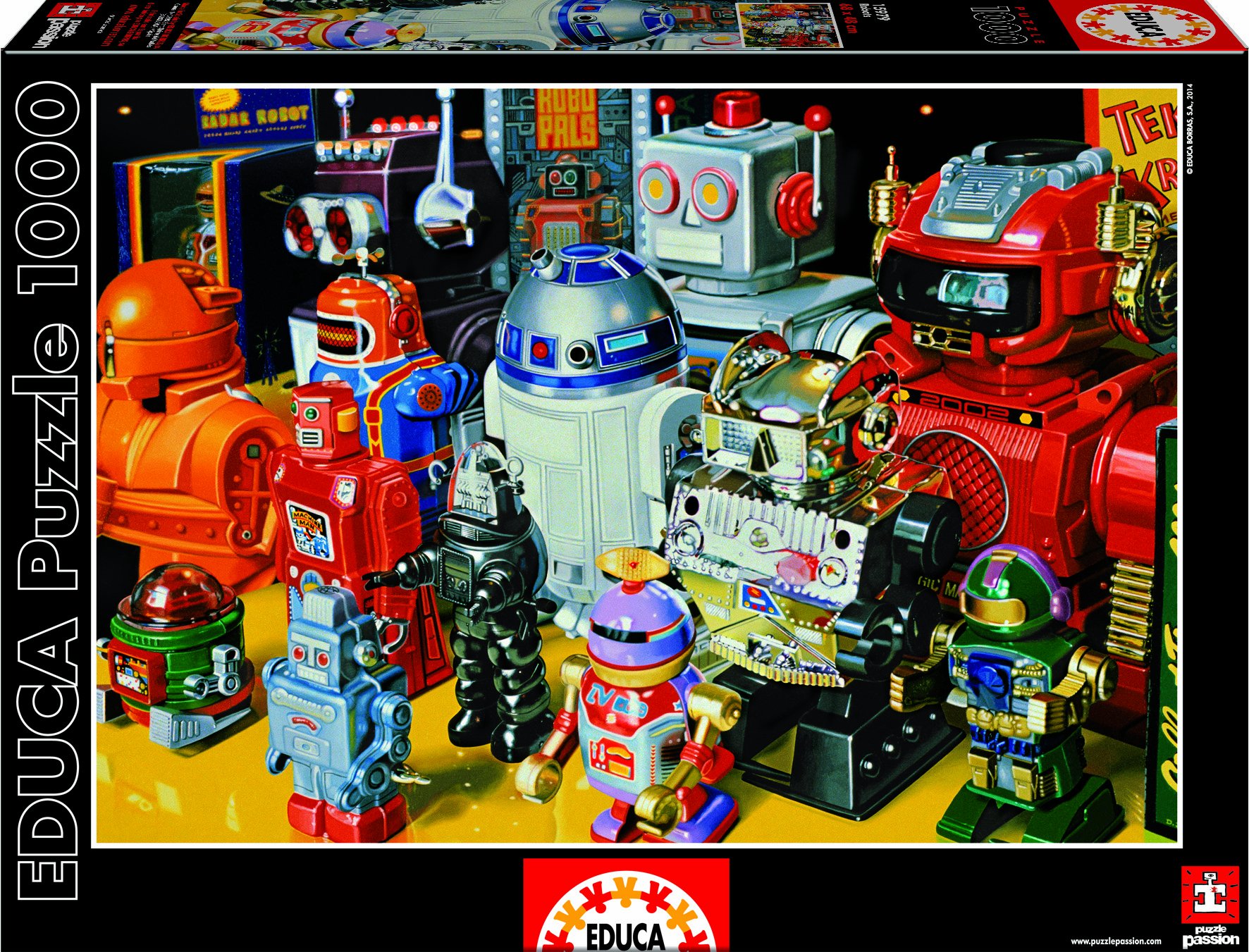 educa-15979-roboter-puzzle-1000-teile-buntes-motiv image 1