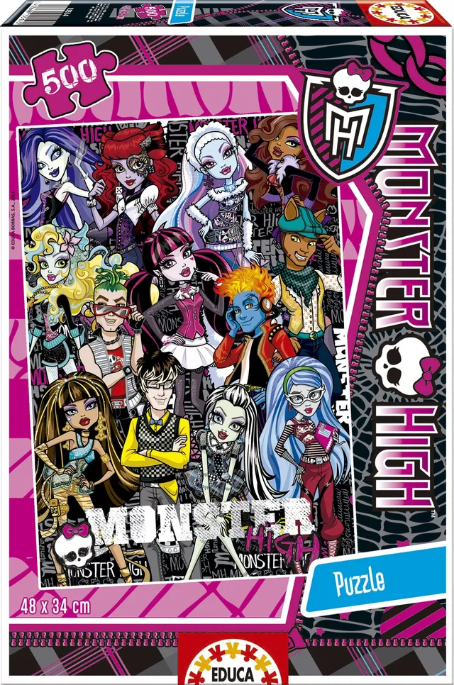 educa-monster-high-15514-puzzle-500-teile-ab-10-jahren image 1