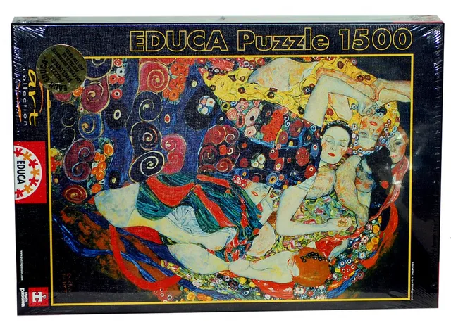 educa-die-jungfrau-puzzle-klimt-kunst-1000-teile image 1