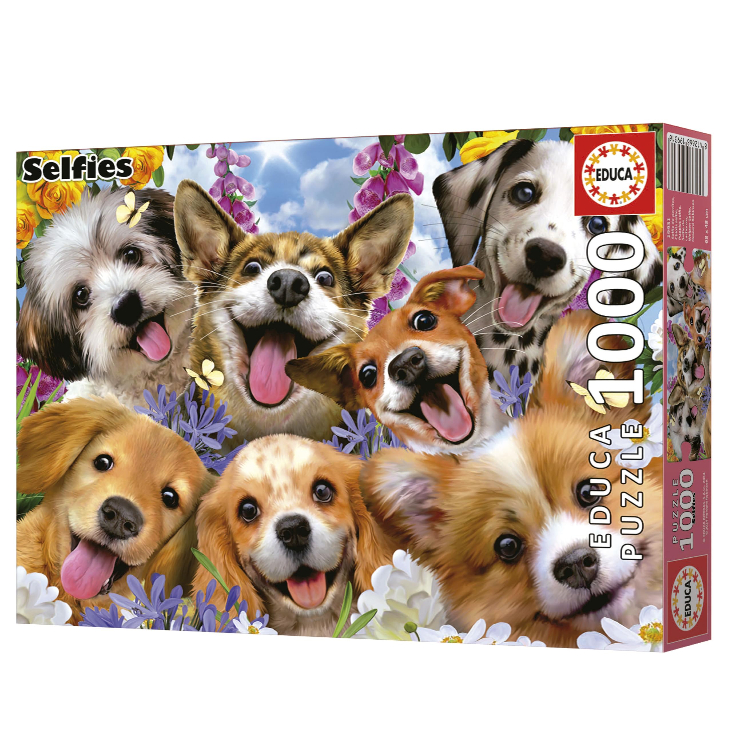 educa-19931-welpen-selfie-1000-teile-hunde-puzzle-ab-14-jahren image 6