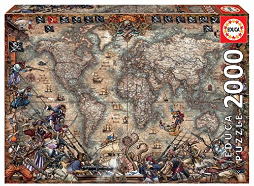 educa-18008-piraten-weltkarte-puzzle-2000-teile-ab-12 image 8