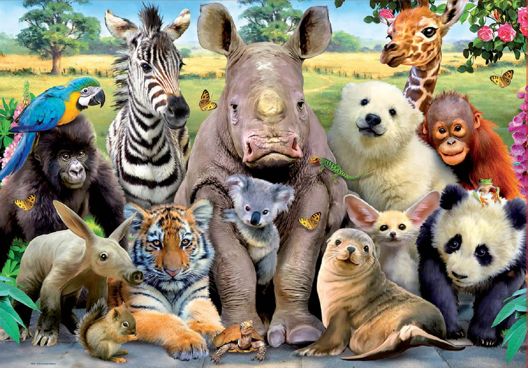 educa-klassenfoto-300-teile-kinderpuzzle-zoo-tiere-ab-6-jahren image 2