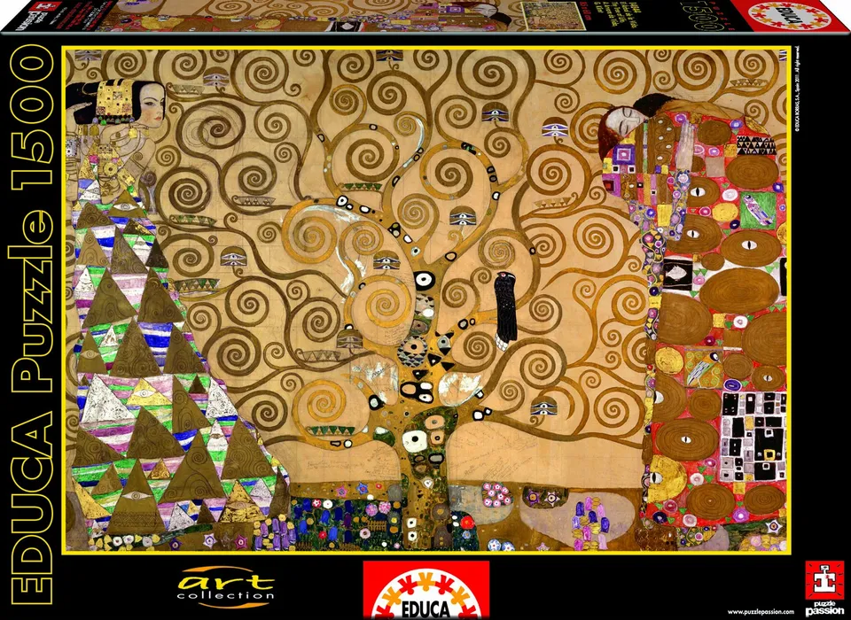 educa-der-baum-des-lebens-klimt-puzzle-1500-teile image 1