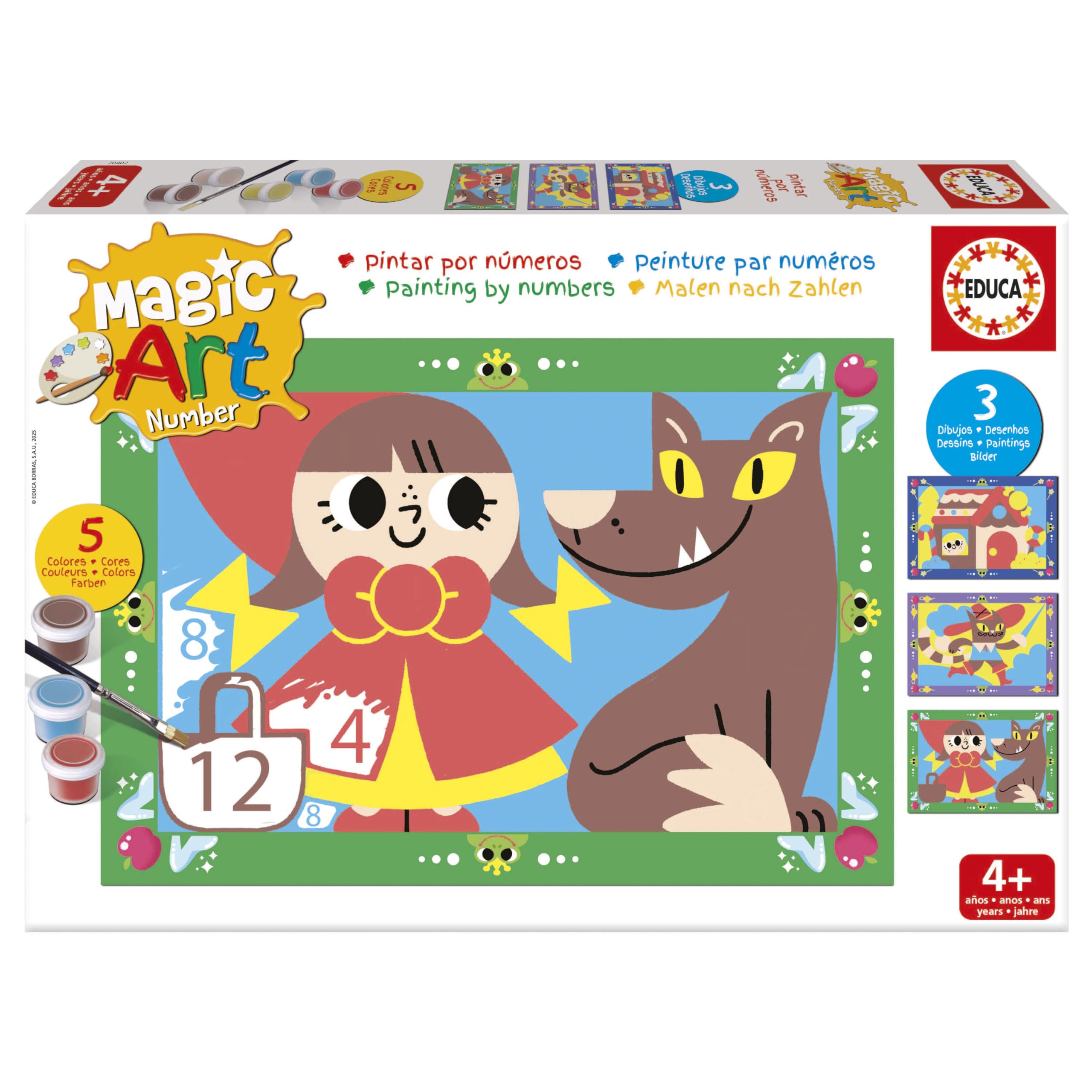 educa-magic-art-number-malen-nach-zahlen-set-ab-4-jahren-20402 image 1