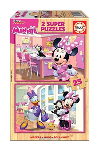 educa-17625-minnie-holzpuzzle-2x25-teile-disney-ab-3-j image 2