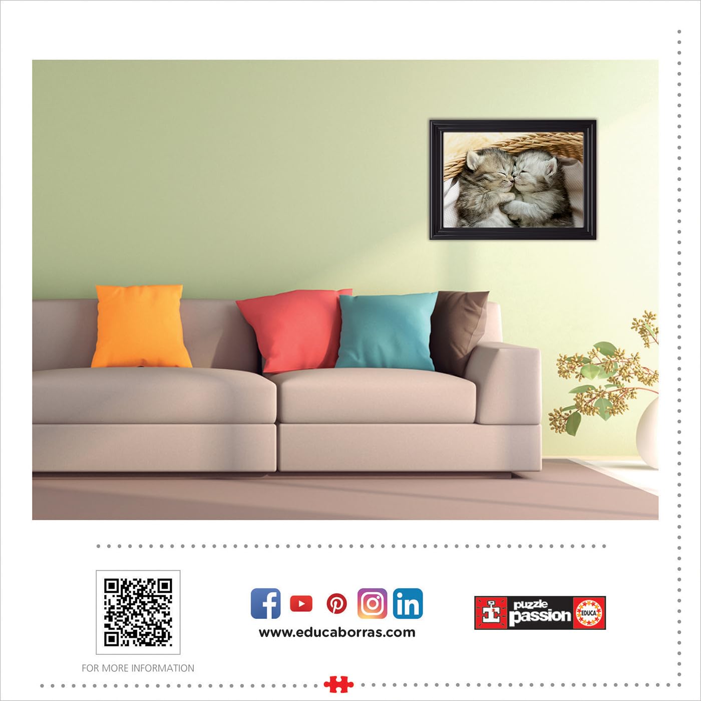 educa-s-sse-k-tzchen-19004-puzzle-500-teile-katzenmotiv image 4