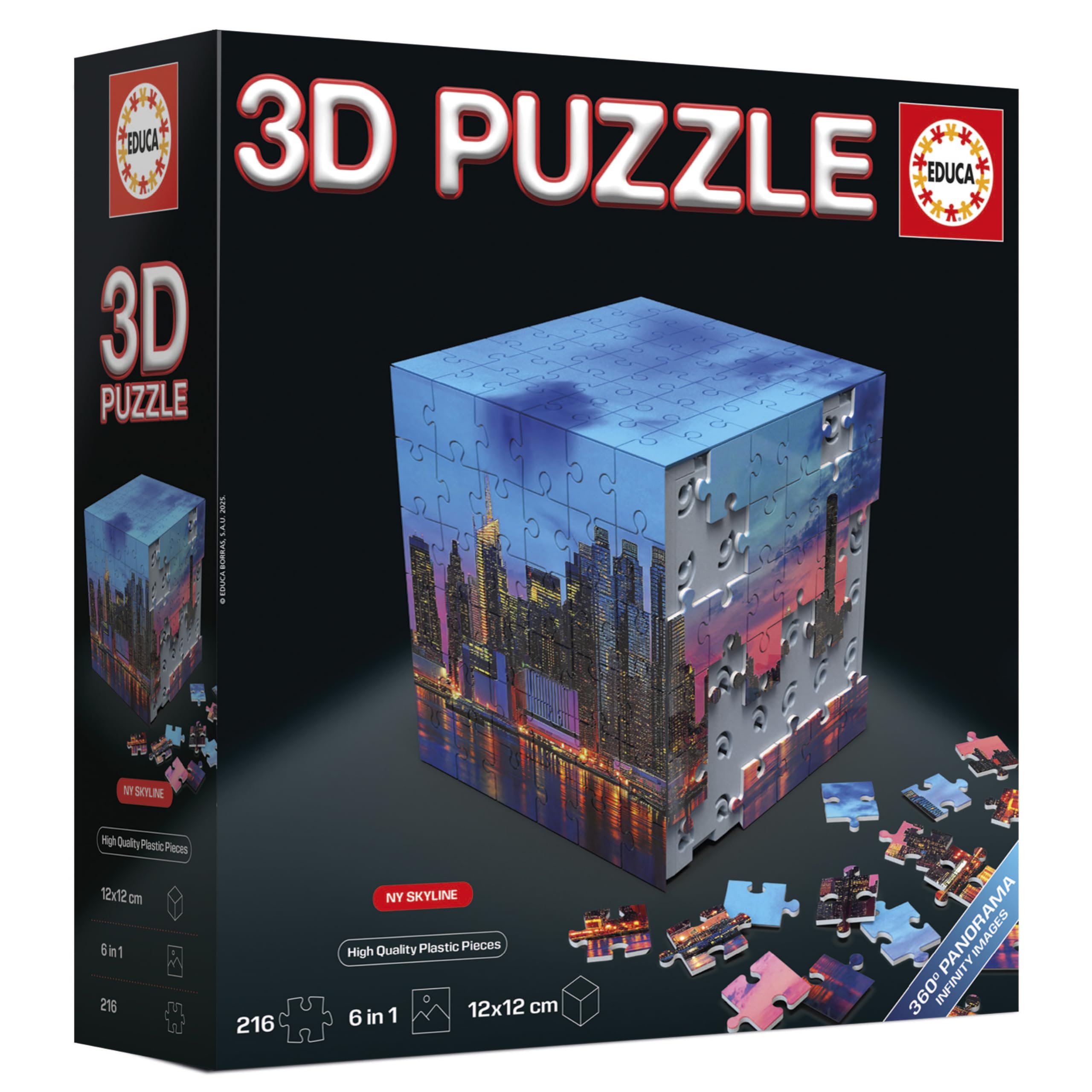 educa-20335-ny-skyline-3d-puzzle-216-teile-w-rfel-ab-8 image 5
