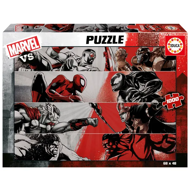 educa-20279-marvel-vs-puzzle-1000-teile-68x48-cm image 1