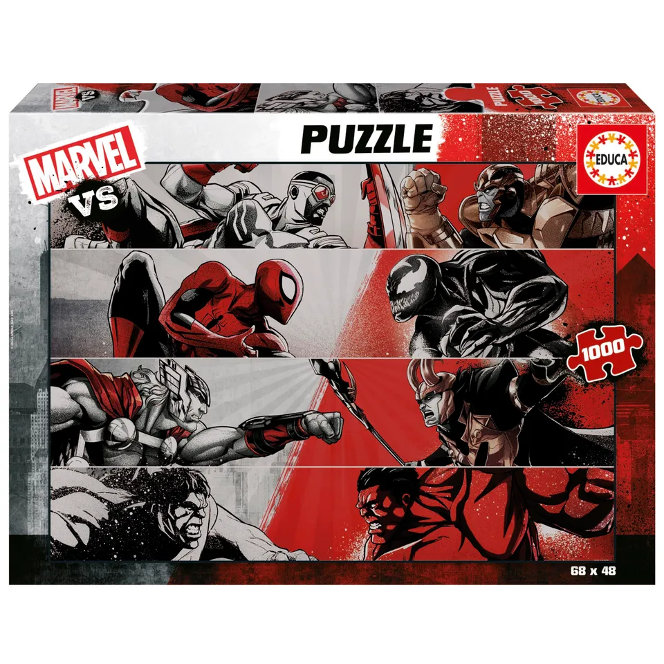 educa-20279-marvel-vs-puzzle-1000-teile-68x48-cm image 1