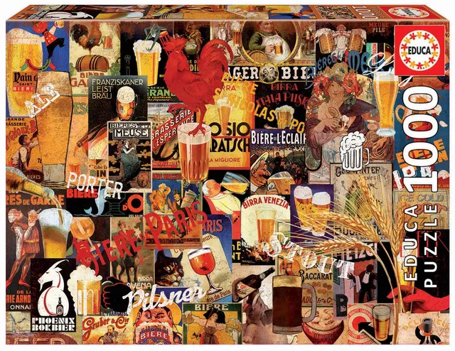 educa-vintage-biercollage-puzzle-1000-teile-ab-10-jahren image 1