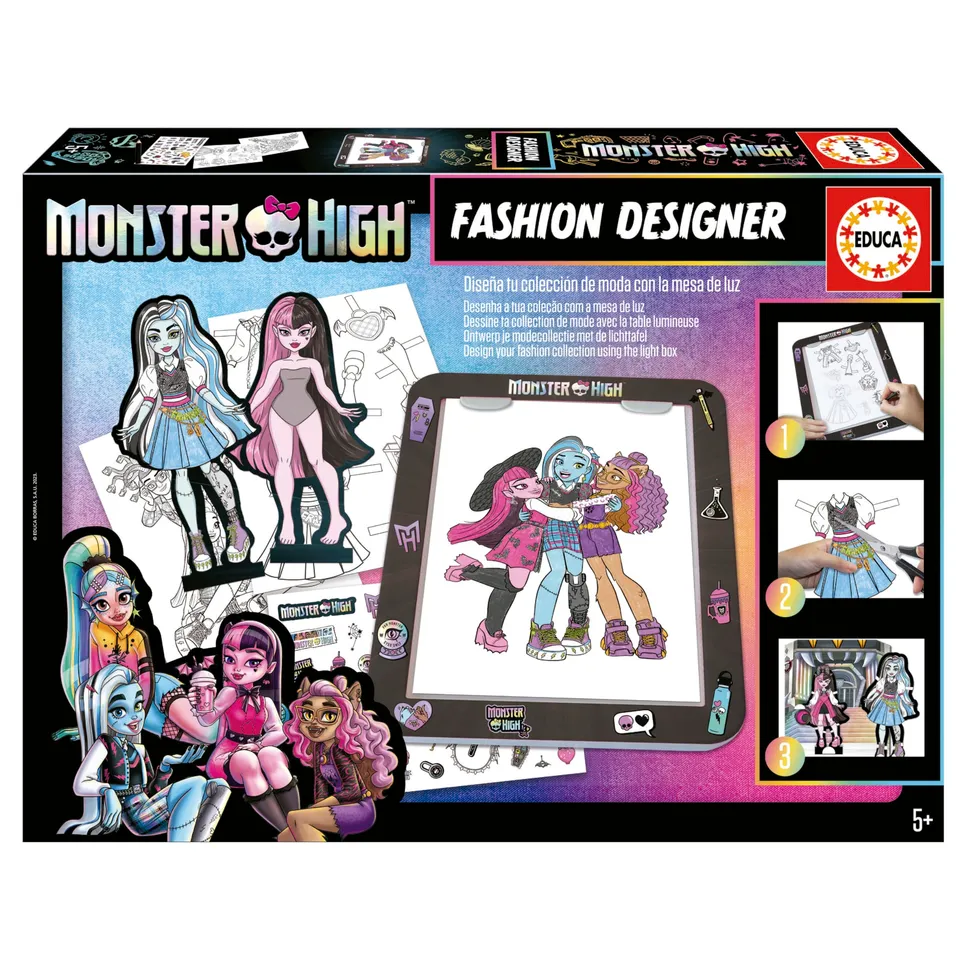 educa-monster-high-designtafel-bastelset-ab-5-jahren image 1