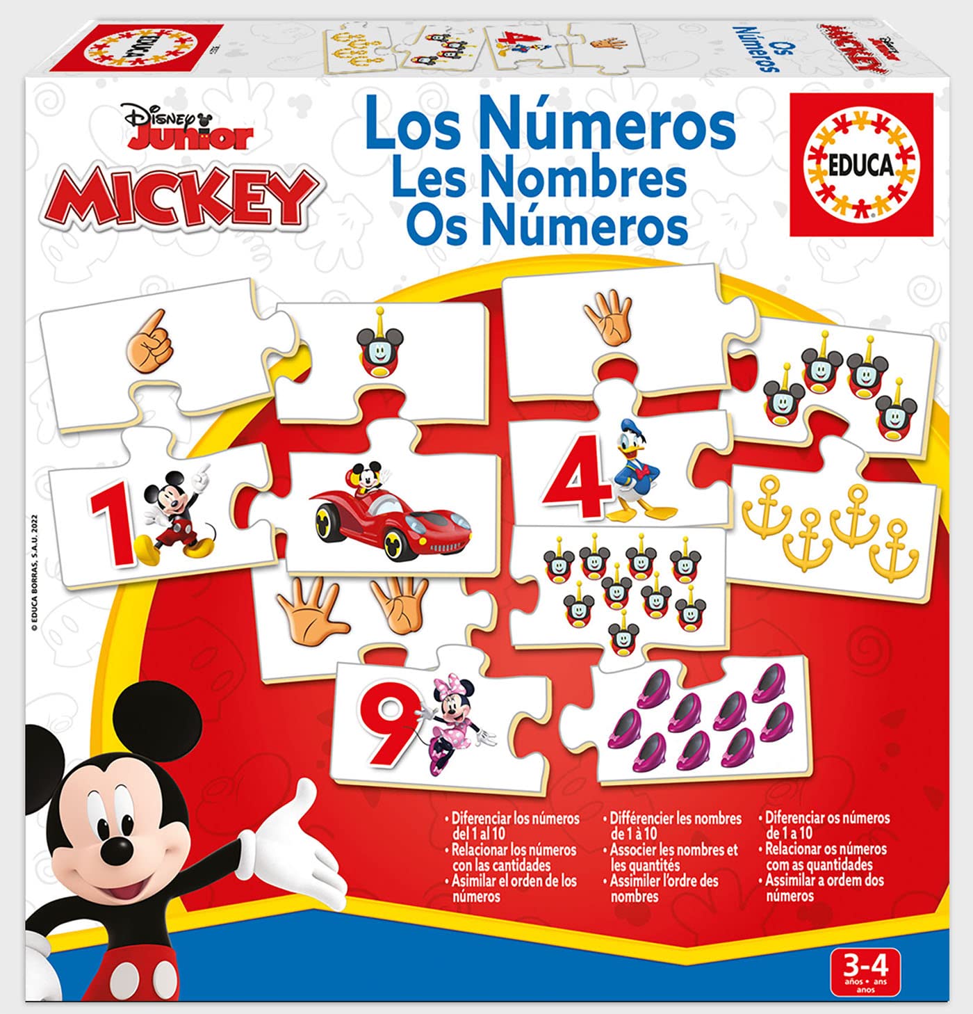 educa-mickey-die-zahlen-lernspiel-ab-3-jahren-40-teile image 1