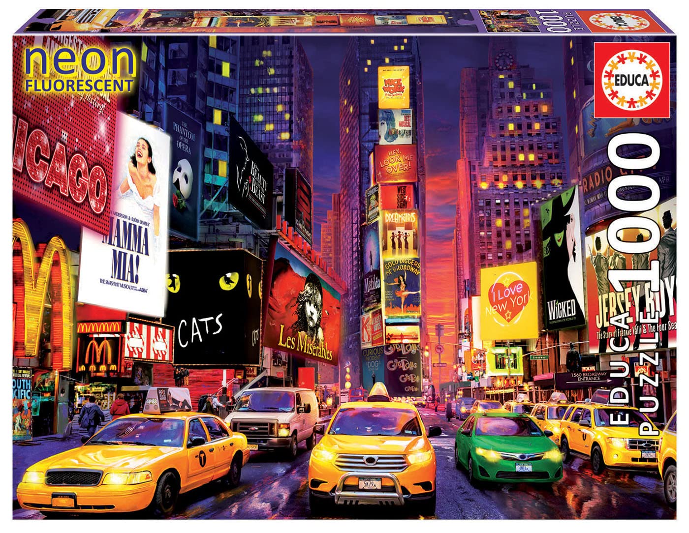 educa-times-square-18499-leuchtpuzzle-1000-teile image 1