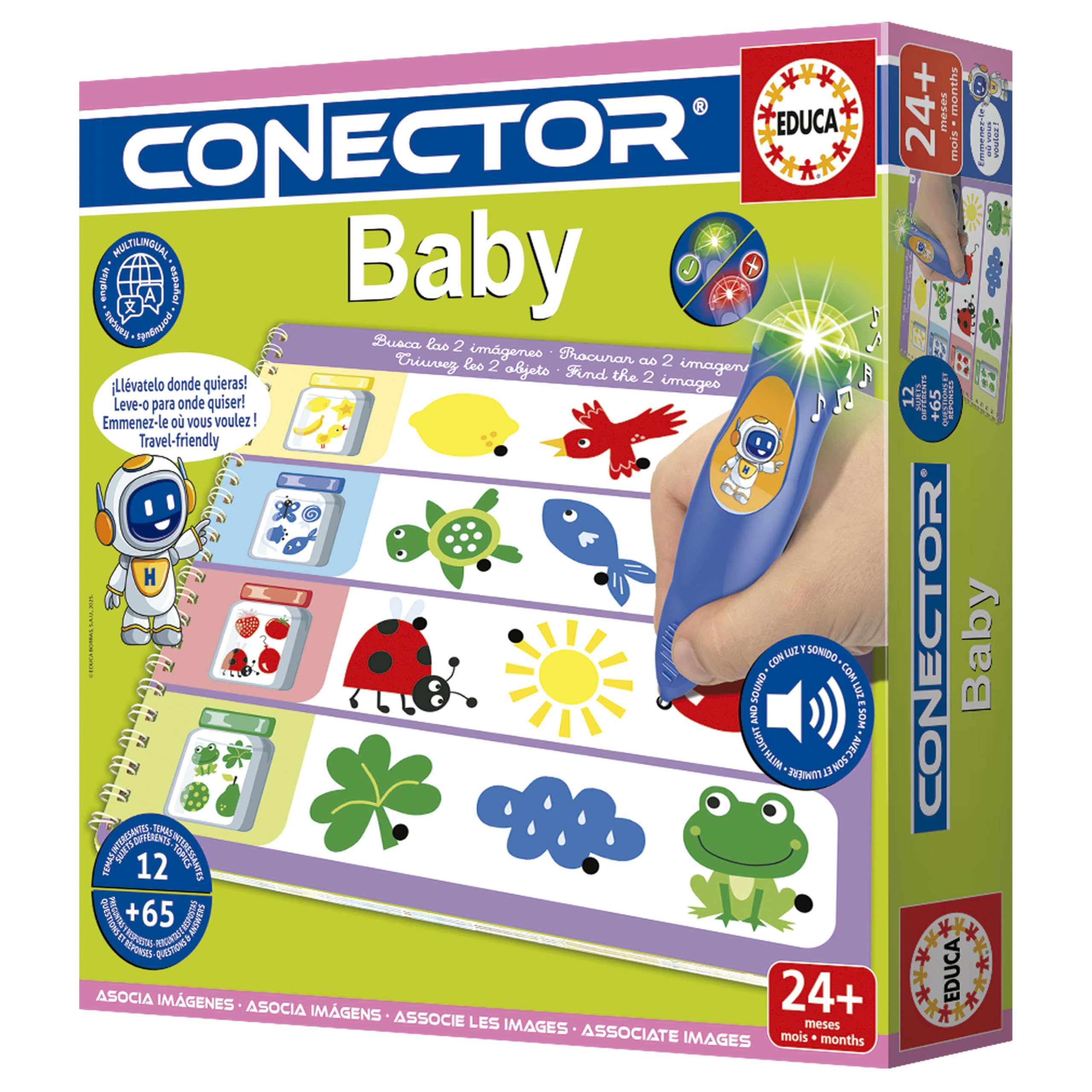 educa-conector-baby-20394-lernspiel-mit-licht-stift-ab-2-jahren image 2