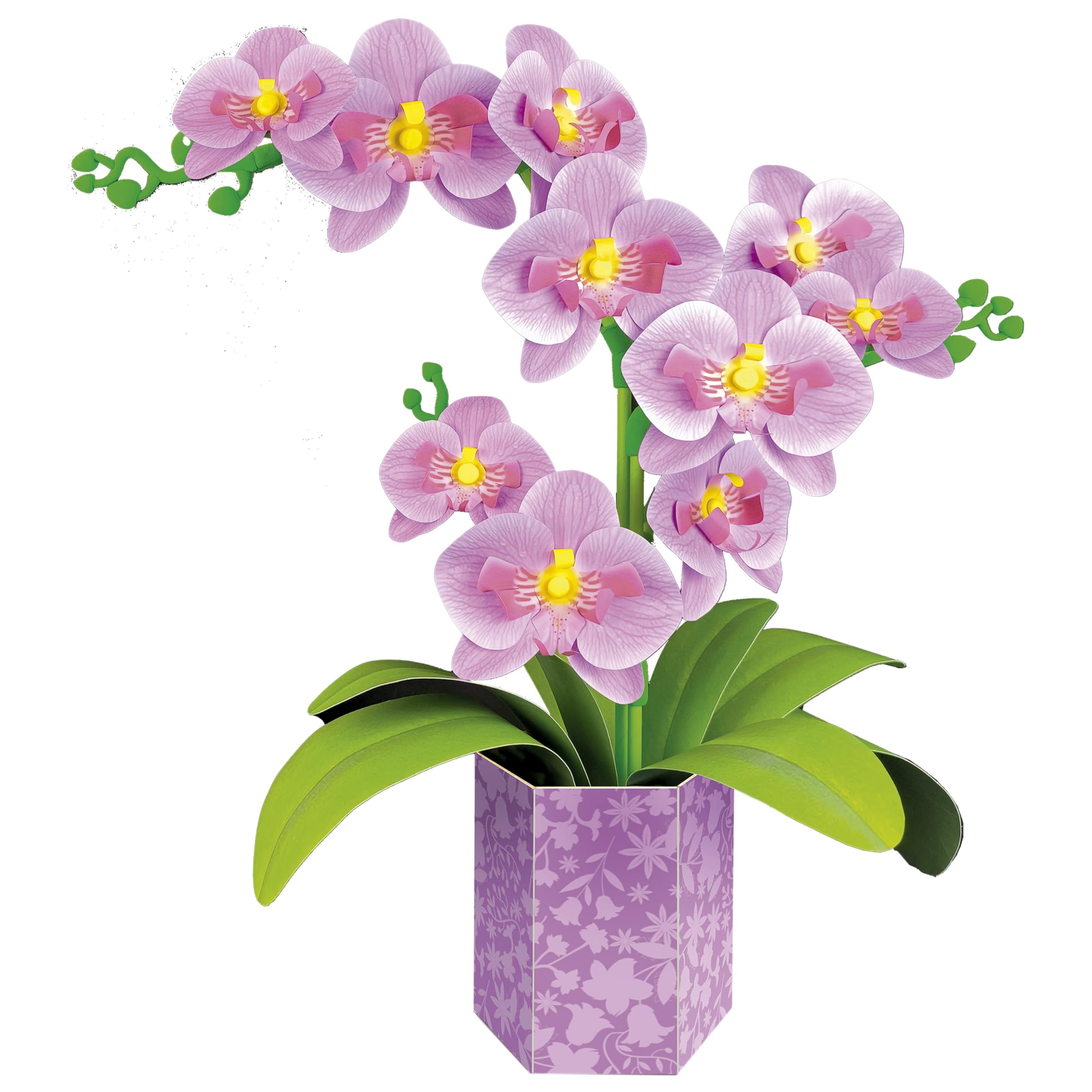 educa-floral-art-orchideen-bastelset-papier-ab-14-jahre image 2
