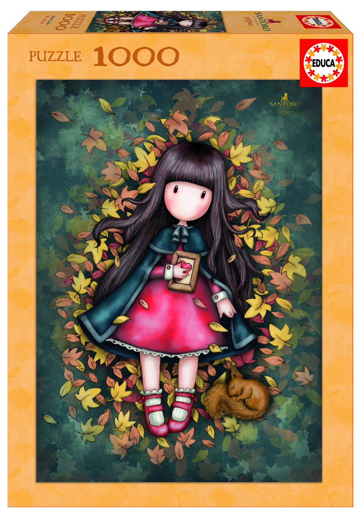 educa-gorjuss-autumn-leaves-17114-puzzle-1000-teile-68x48-cm image 1