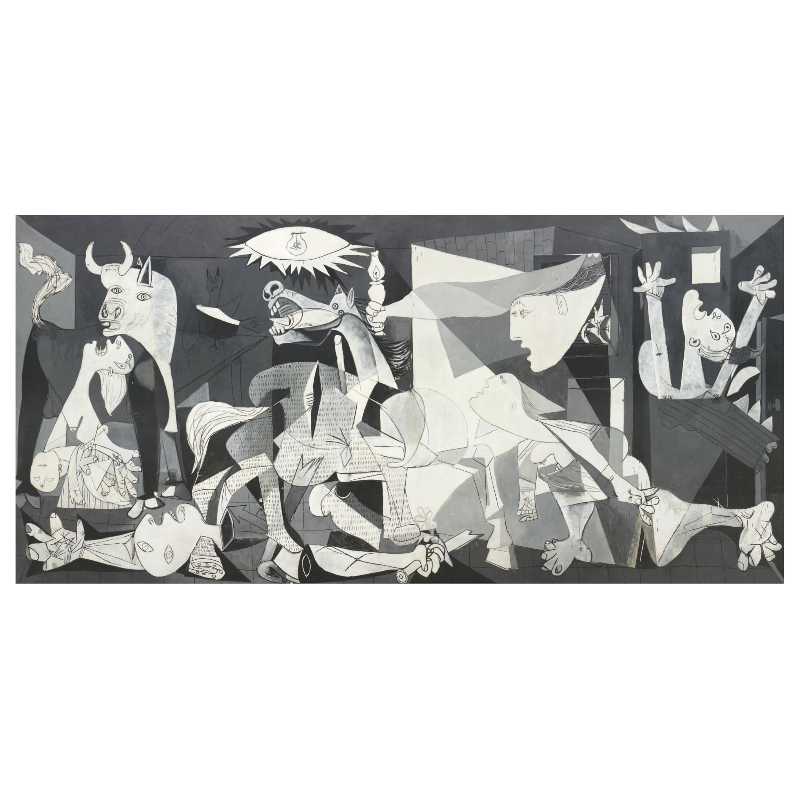educa-guernica-mini-puzzle-1000-teile-picasso-30x46-cm image 2