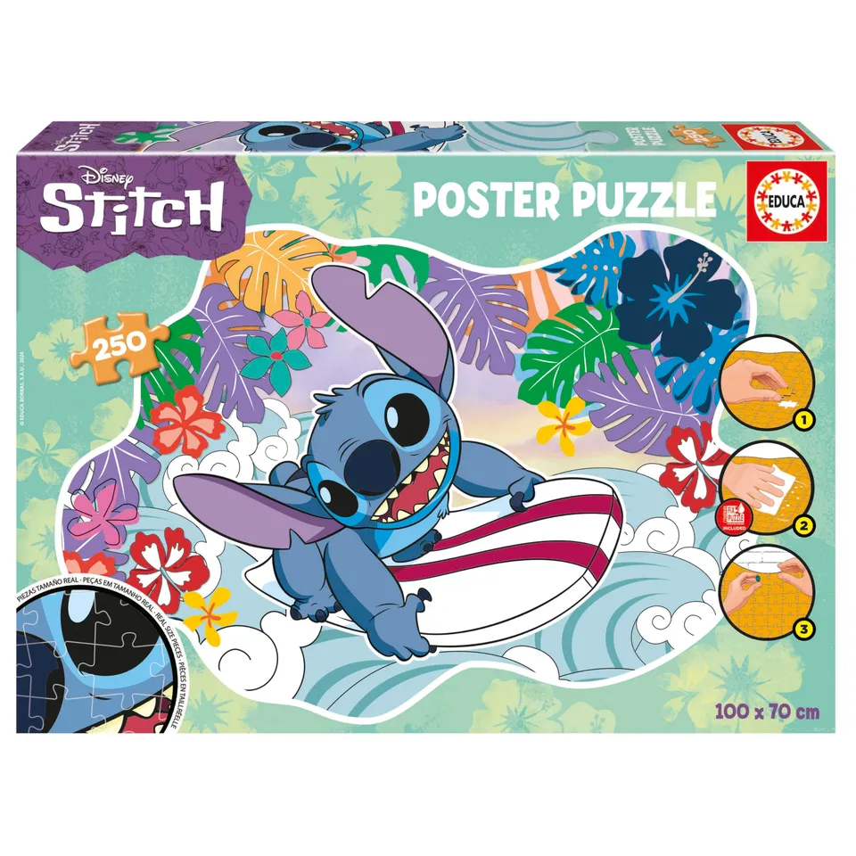 educa-19963-stitch-poster-puzzle-250-teile-xxl-ab-8-jahren image 1