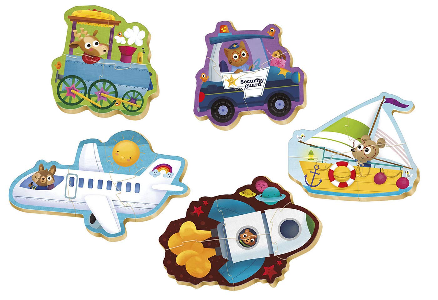 educa-verkehrsmittel-babypuzzle-5er-set-ab-24-monaten image 2