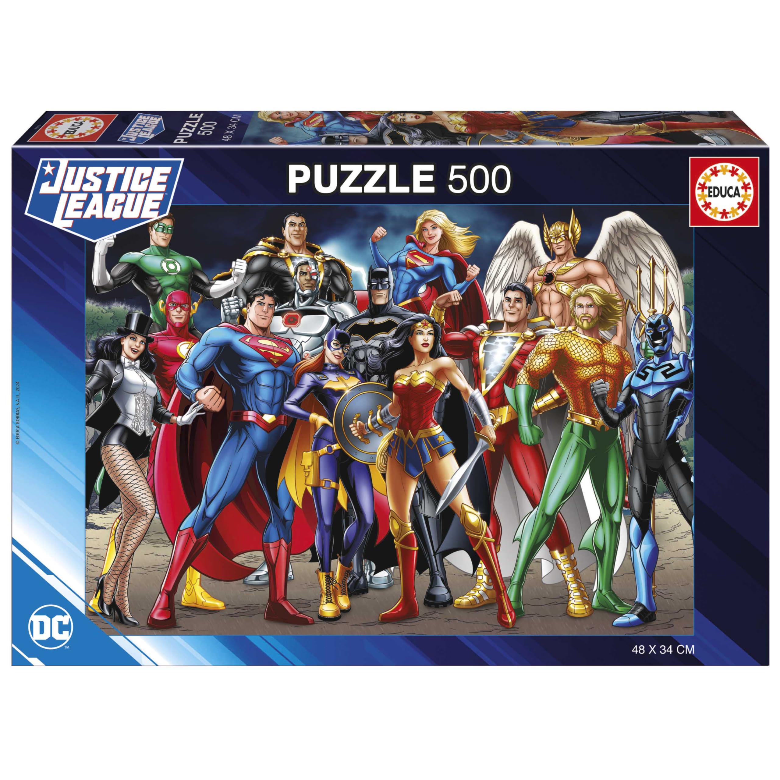 educa-justice-league-puzzle-500-teile-dc-comics-ab-11-jahren image 1