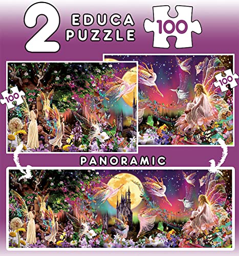 educa-19291-feen-triptychon-puzzle-2x100-teile-fantasy image 7