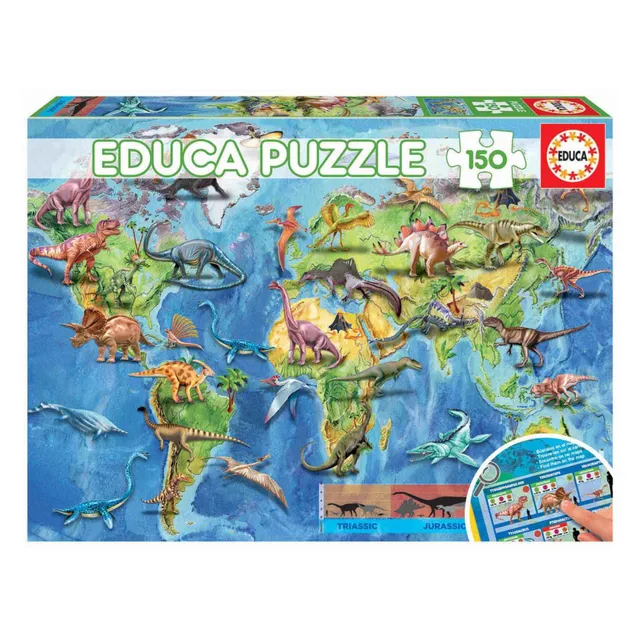 educa-dinosaurier-150-teile-kinderpuzzle-dino-motiv-ab-6-jahren image 1