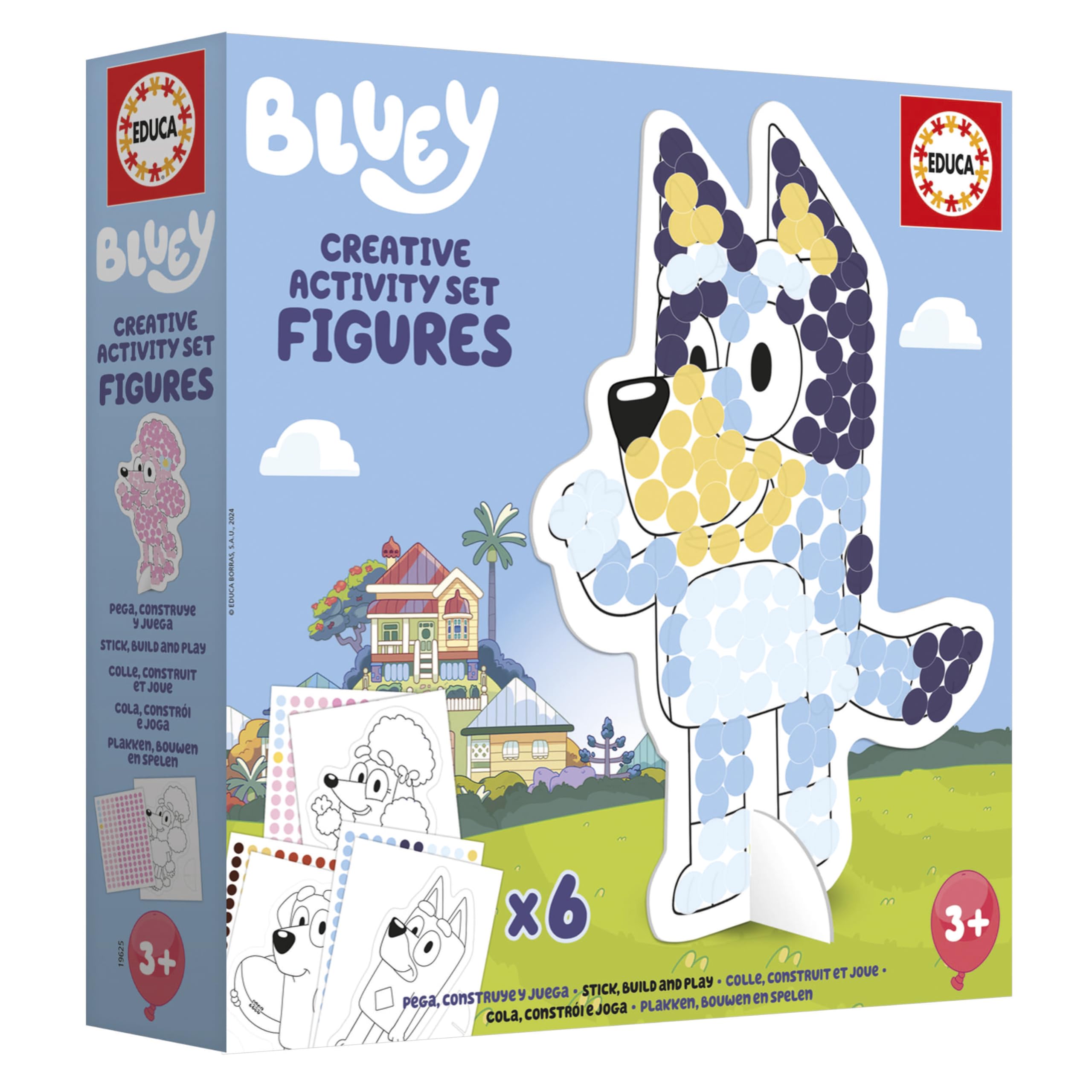 educa-3d-kreativset-blaue-charaktere-bastelset-mit-stickern image 4