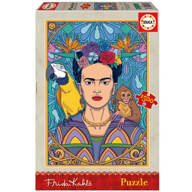 educa-frida-kahlo-19943-puzzle-1500-teile-85x60-cm image 1