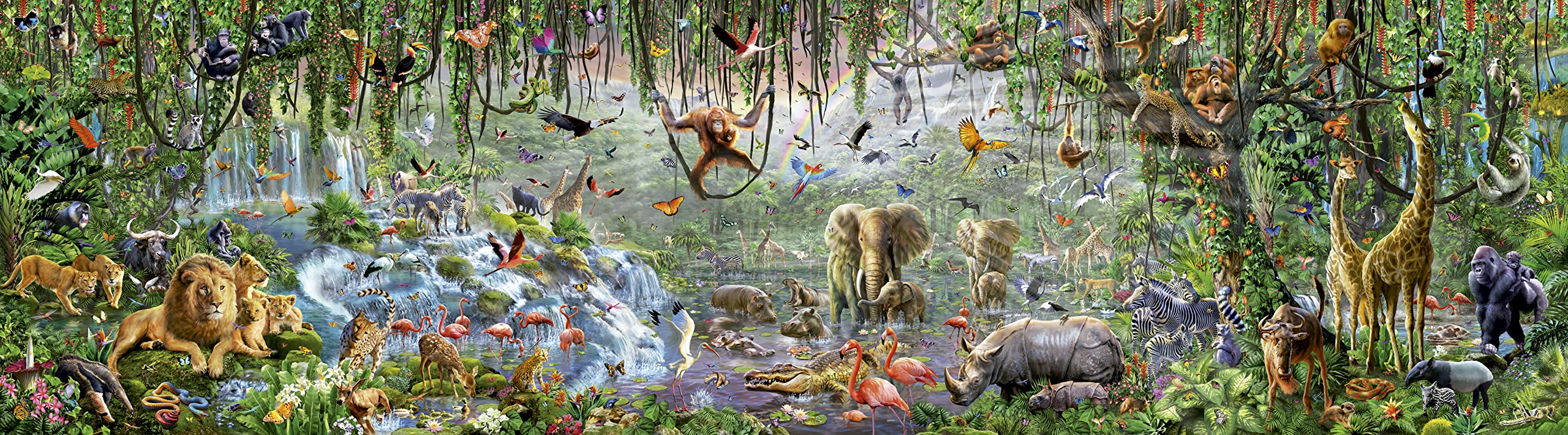 educa-wildlife-16066-33600-teile-puzzle-tiere-dschungel image 3