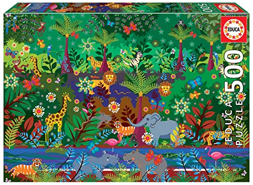 educa-dschungel-19245-puzzle-500-teile-illustration image 8